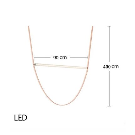 Contemporary Leather Belt Dimmable LED Pendant Light - Decorbites