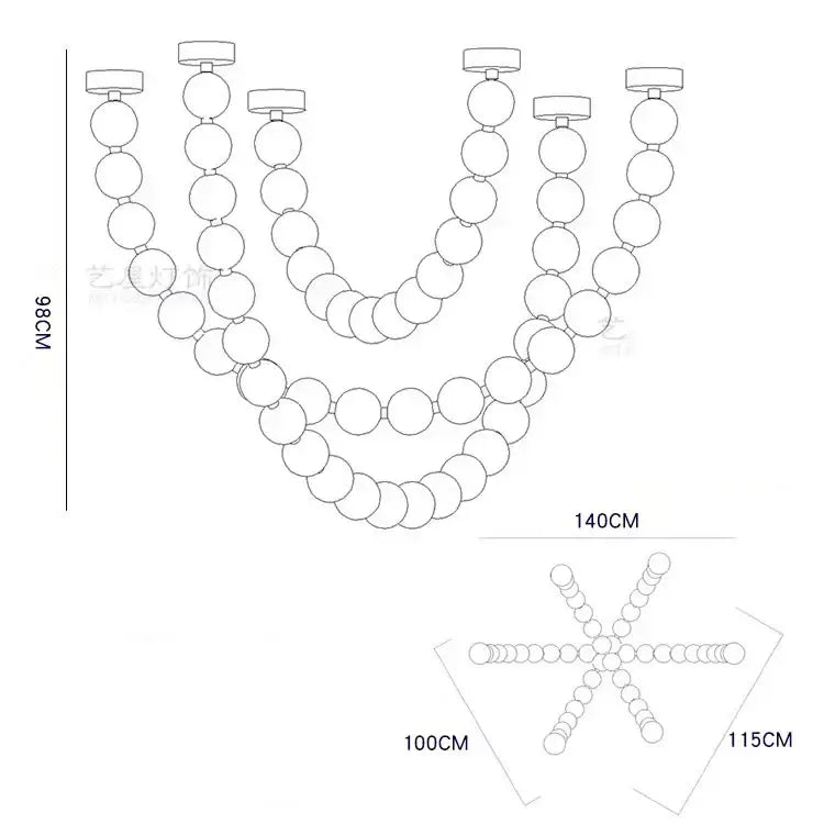 Modern minimalist decorbites contemporary led pendant chandelier with gold frosted glass and geometric v-shape design