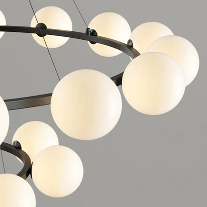 Contemporary Multi-Head Acrylic Glass Pendant Chandelier - Decorbites
