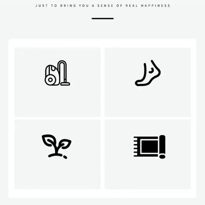 Black minimalist line art icons on light gray background complement decorbites grey crystal velvet entrance rug design