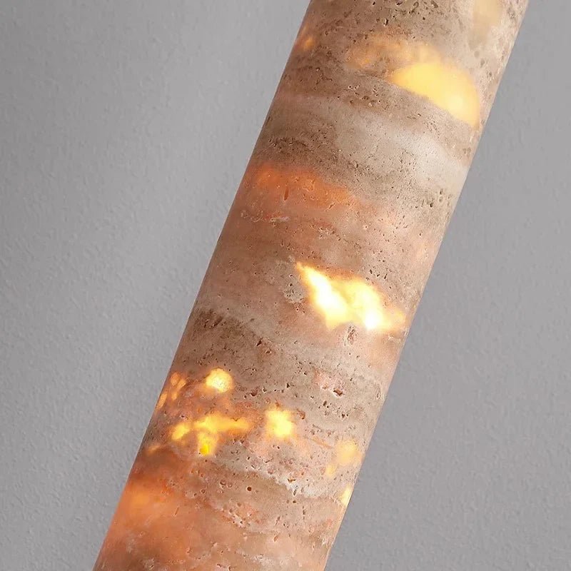 Cream Marble Linear Pendant Light - Decorbites
