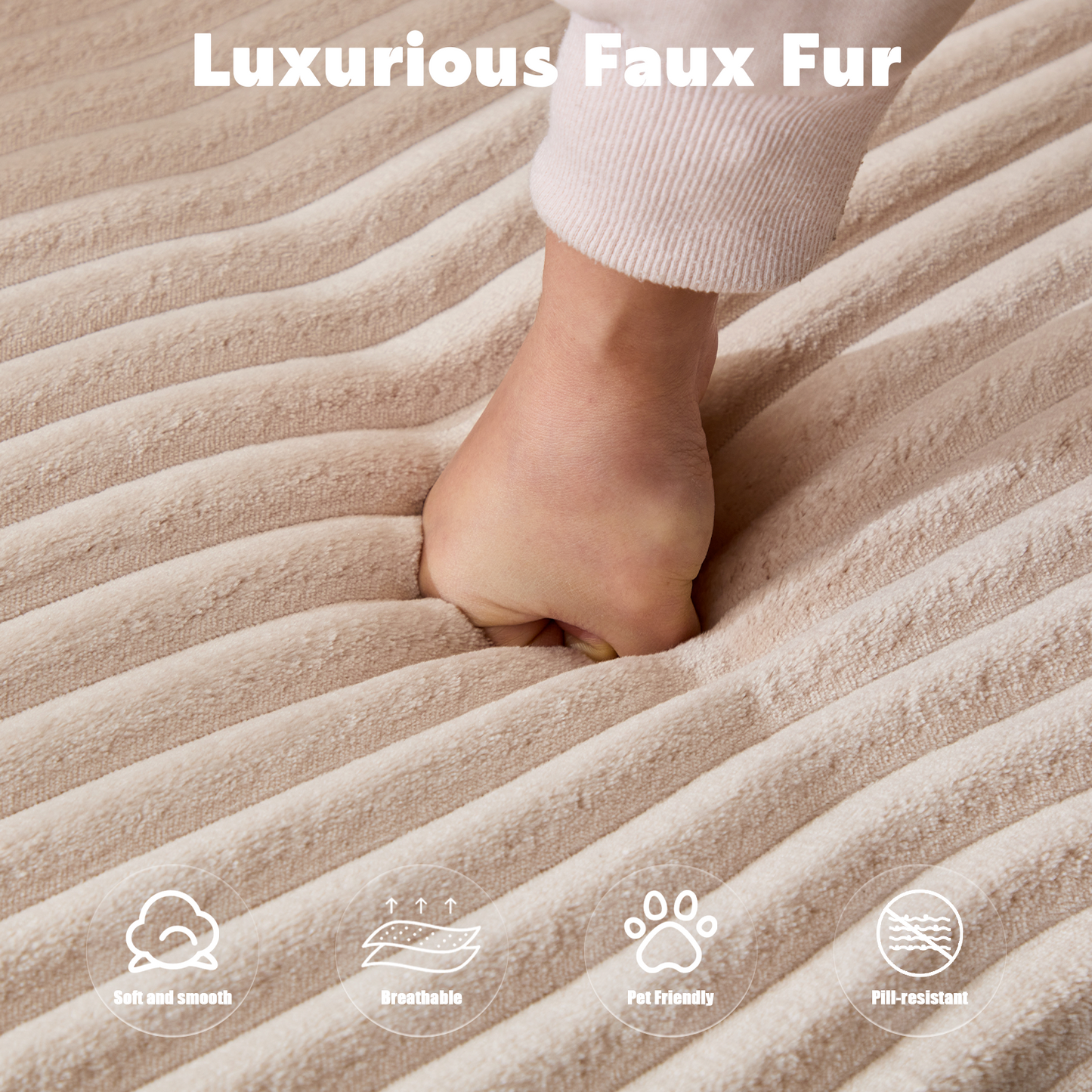 Compression Sectional Couch With Comfy Chaise, Boneless L Shape Sofa With Deep Seat, Minimalist Modular Couches Sleeper For Living Room Bedroom Apartment Lounge,corduroy,Beige