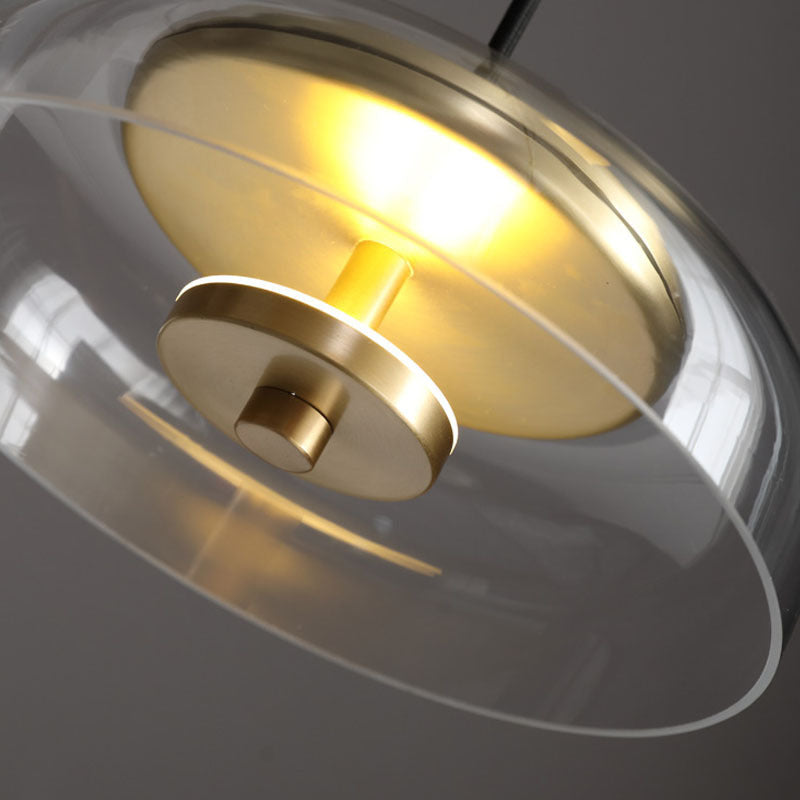 Glass Wrought Iron Floor Lamp
