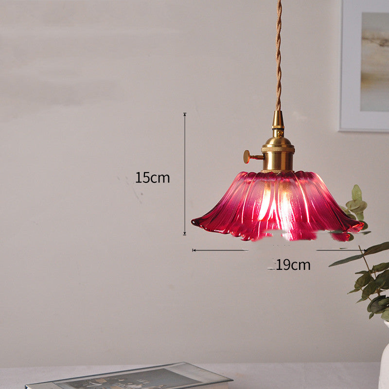 Cafe Brass Glass Chandelier