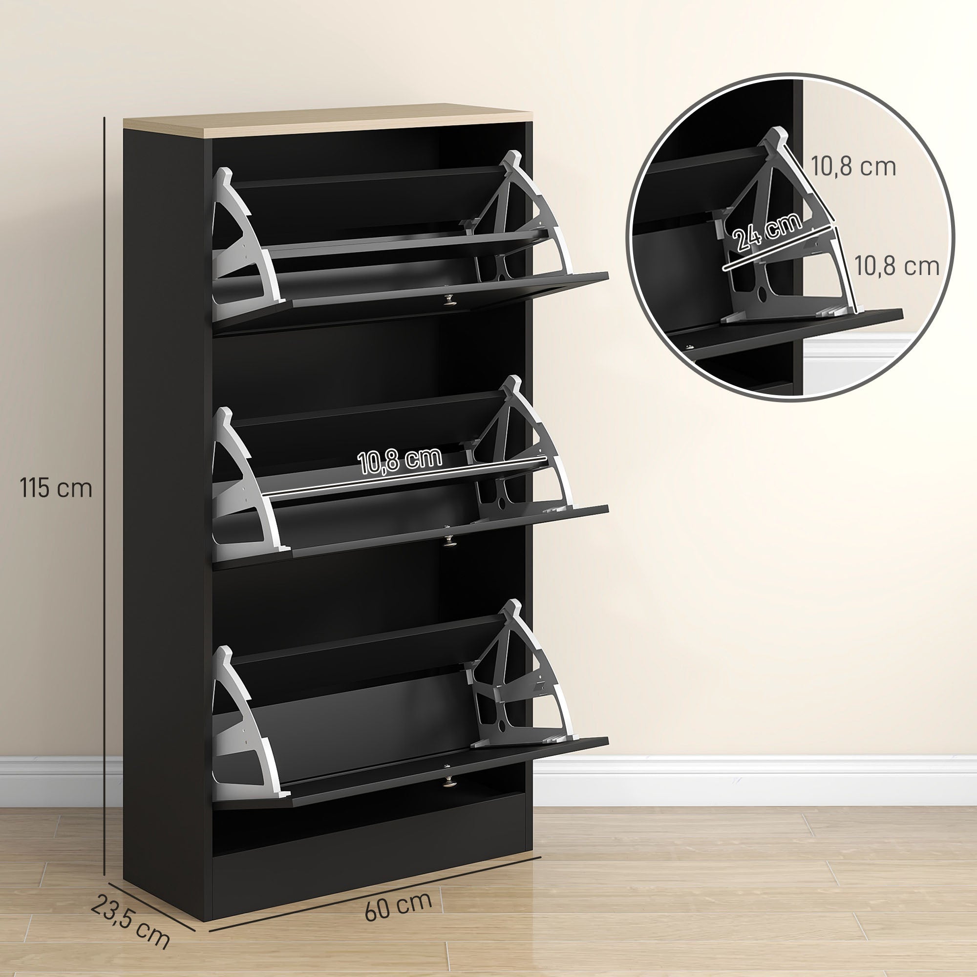 Portable Shoe Storage Cabinet