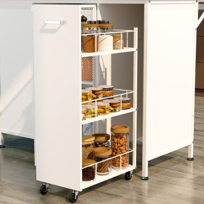Gray Modern Pantry Hutch