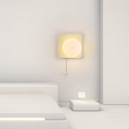 Bedroom Pull Switch Bedside Wall Lamp Children's Room Warm Wall Lamp