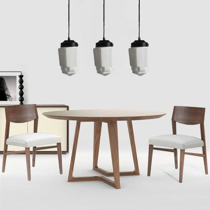 Simple Personality Retro Industrial Style Living Room Dining Room Single Head Cream Chandelier