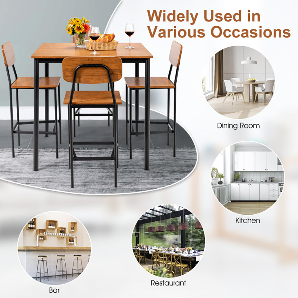 Rustic Counter Height Dining Set