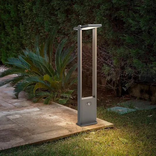 Dusk To Dawn Solar Outdoor Landscape Path Light Exterior Motion Sensor Lights IP65 Waterproof Energy-Saving Lantern 11606