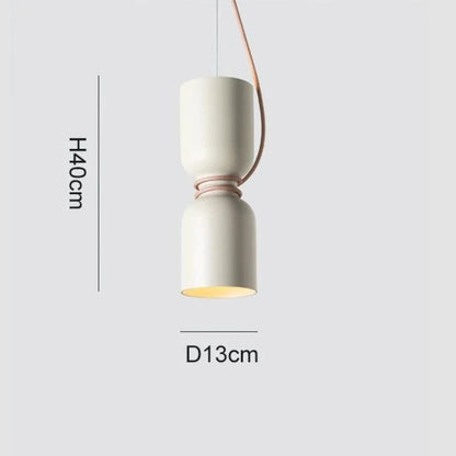 Danish Art Wrought Iron Pendant Light in Black or White - Decorbites