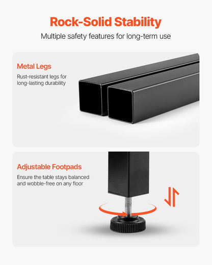 Bar Table Height Pub Table Cocktail Coffee Counter Kitchen Dining 39x16x35.5 In