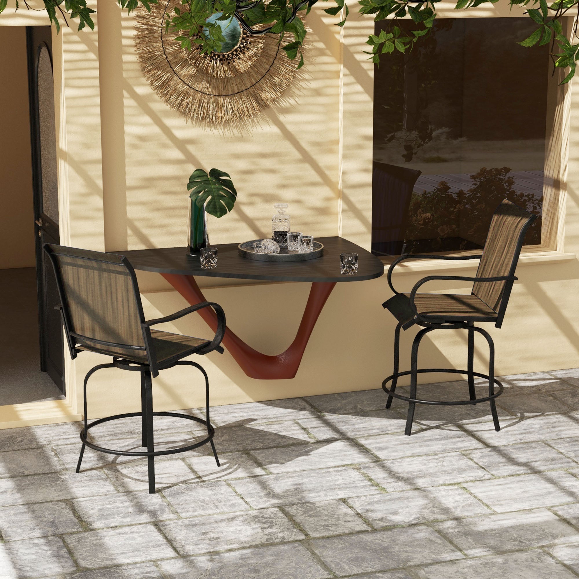 Swivel Outdoor Bar Stools