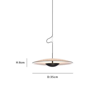 Nordic Simple Creative Restaurant UFO Chandelier Living Room Designer Sample Room Lamps