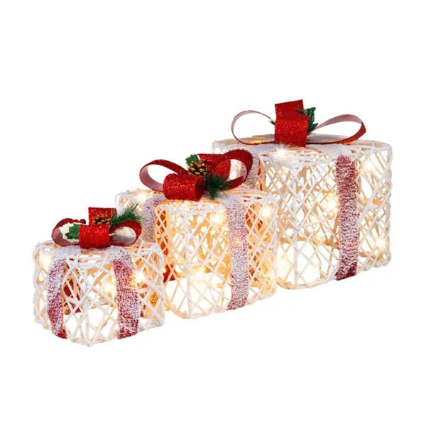 LED Flocked Gift Boxes