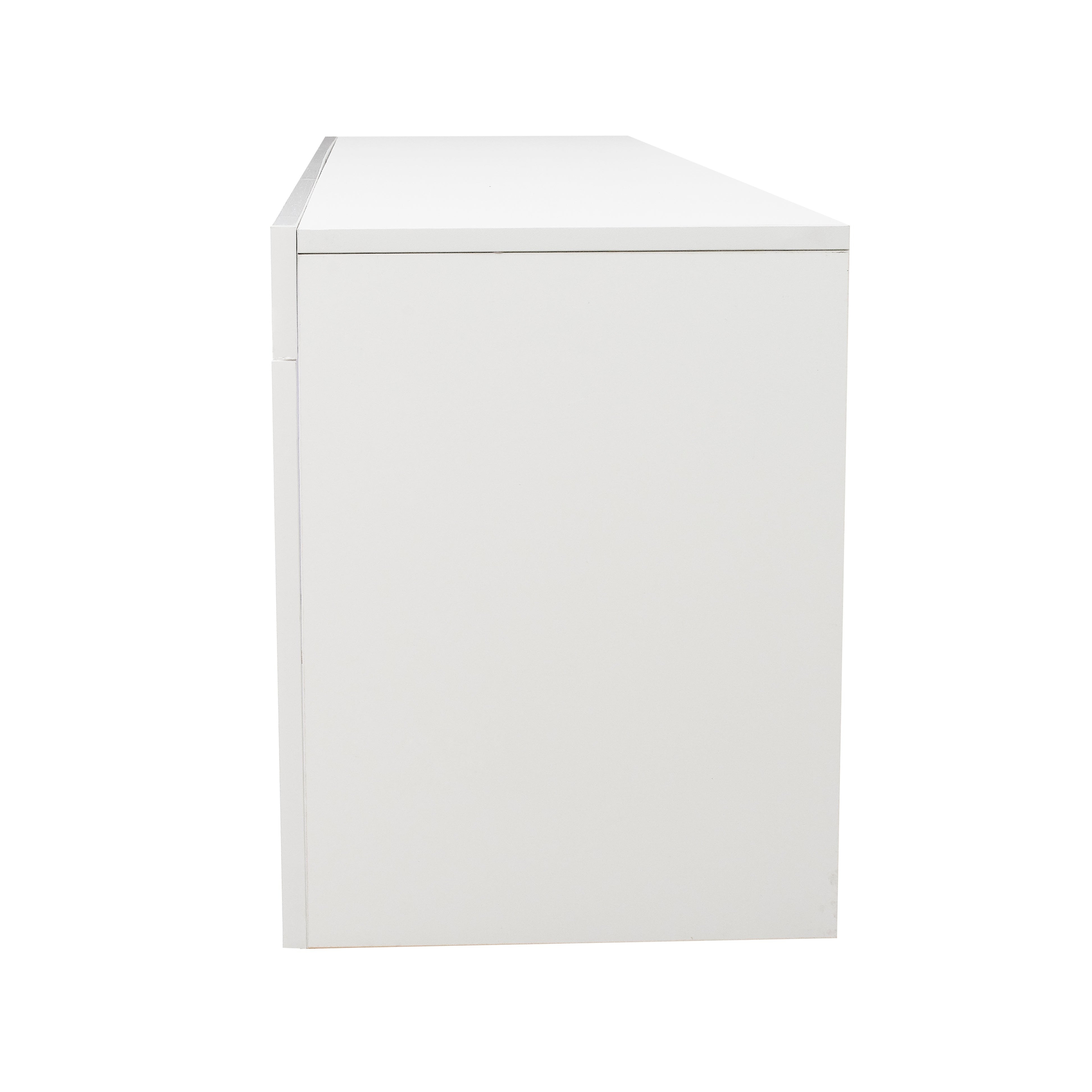 White LED TV Stand