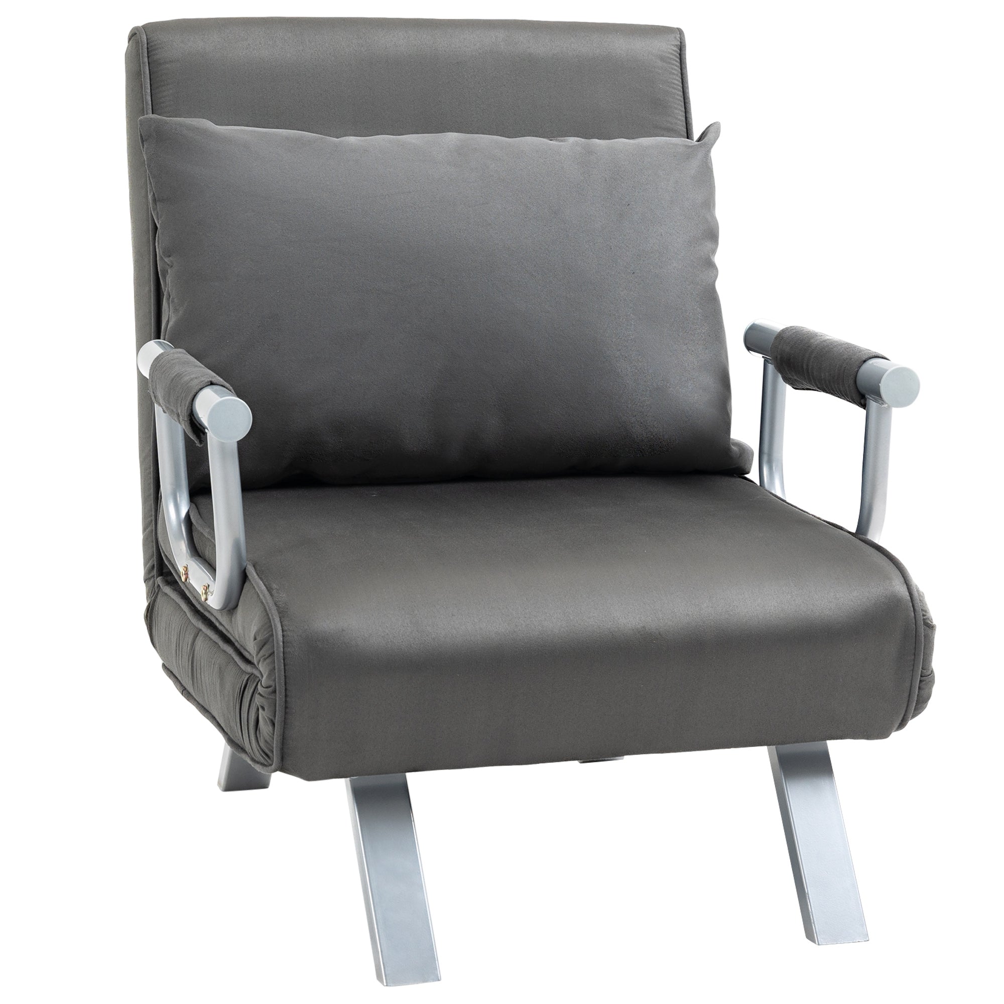 Dark Grey Sleeper Chair