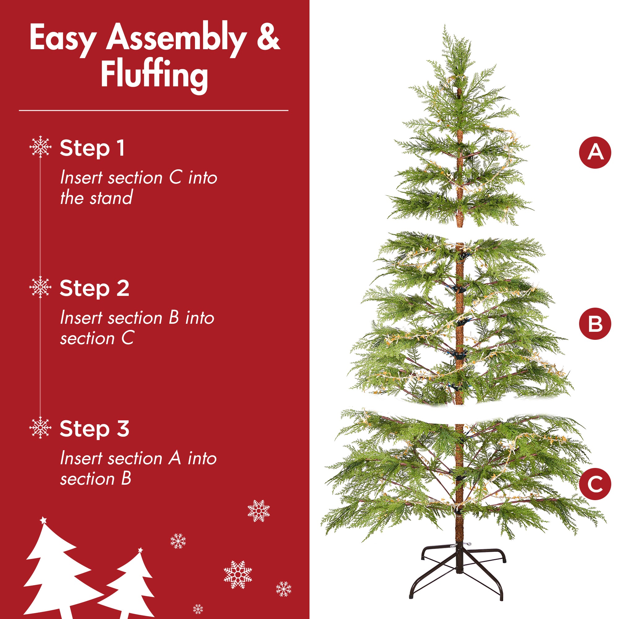 6-Foot LED Christmas Tree
