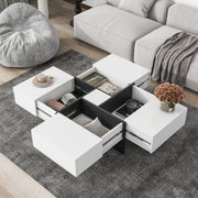 White Storage Coffee Table