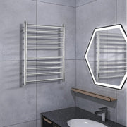 Silver Heated Towel Rack