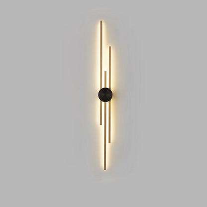 Full Copper Wall Lamp Nordic Light Luxury Long Living Room Corridor Wall Lamp