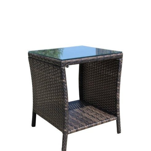 Brown Rattan Coffee Table