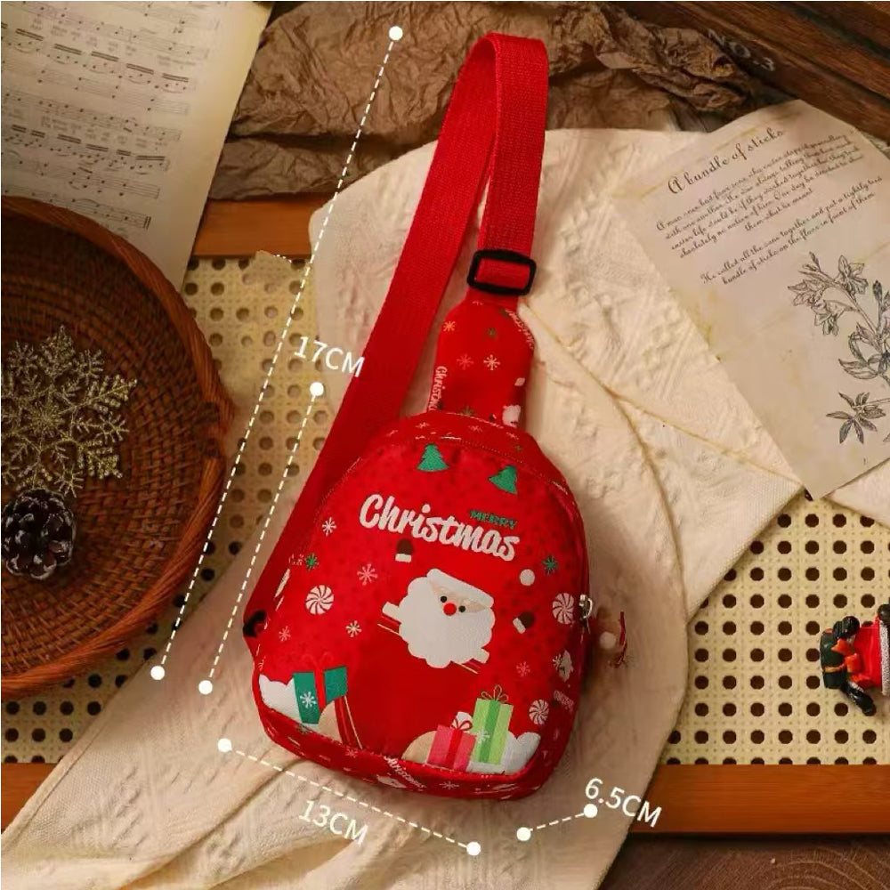 Christmas Purse Cute Sling Backpack