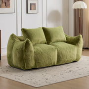 Green Fluffy Bean Bag