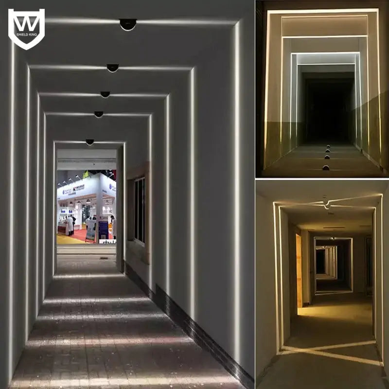 Modern white 10w led spotlight wall light with sleek decorbites 10w led strip emitting warm or cool white illumination