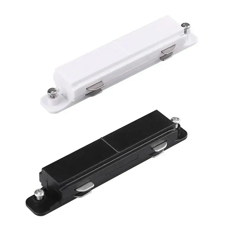 White and black plastic window sash locks with metallic hinges for modern black and white aluminum track rail spotlight fitting