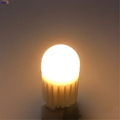 DecorBites 5pcs dimmable LED G9 bulb with frosted glass dome and ribbed plastic base warm white 1.5W 100LM