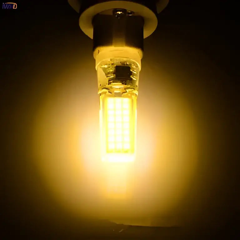 Warm white clear glass decorbites dimmable led g9 bulbs with visible filament structure for halogen replacement