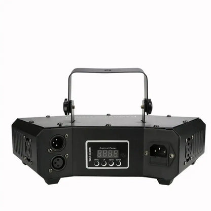 Black rectangular decorbites™ 6 eyes stage light with handle and digital control panel for bar and ktv use