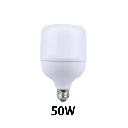 Decorbites™ 60w led ceiling fan light with white opaque plastic bulb and metallic screw base for kitchen and home decor