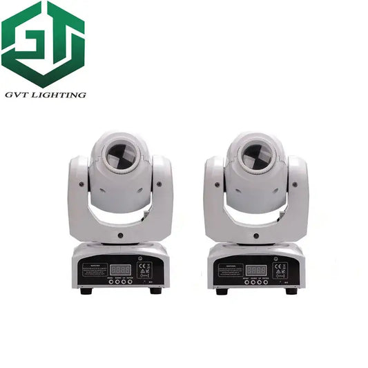 Decorbites 60w led spot moving head light white gvt lighting with digital displays and control buttons for dj use