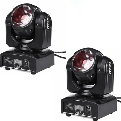 Decorbites 65w rgbw beam led moving head spotlight with red lens and digital display for bright disco parties