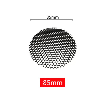 Black aluminum honeycomb downlight grill with 85mm diameter for DecorBites™ spot lighting fixture