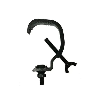 Black metal aluminum led par hooks with textured grip and threaded adjustment for stage lighting pack of 10 pieces