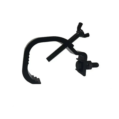 Black metal aluminum led par hooks with threaded bolt and wing nut for stage lighting pack of 10 pieces