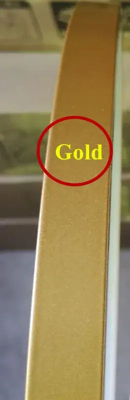 Gold-colored metallic ribbon detail on decorbites aluminum ring chandelier led ceiling light fixture for kitchen and living room
