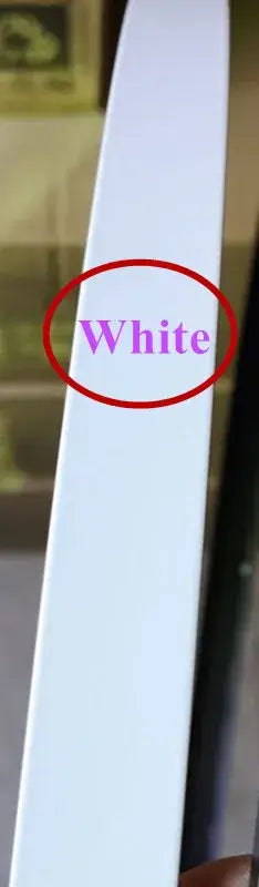 White plastic strip component of decorbites aluminum ring chandelier led ceiling light fixture for kitchen and living room