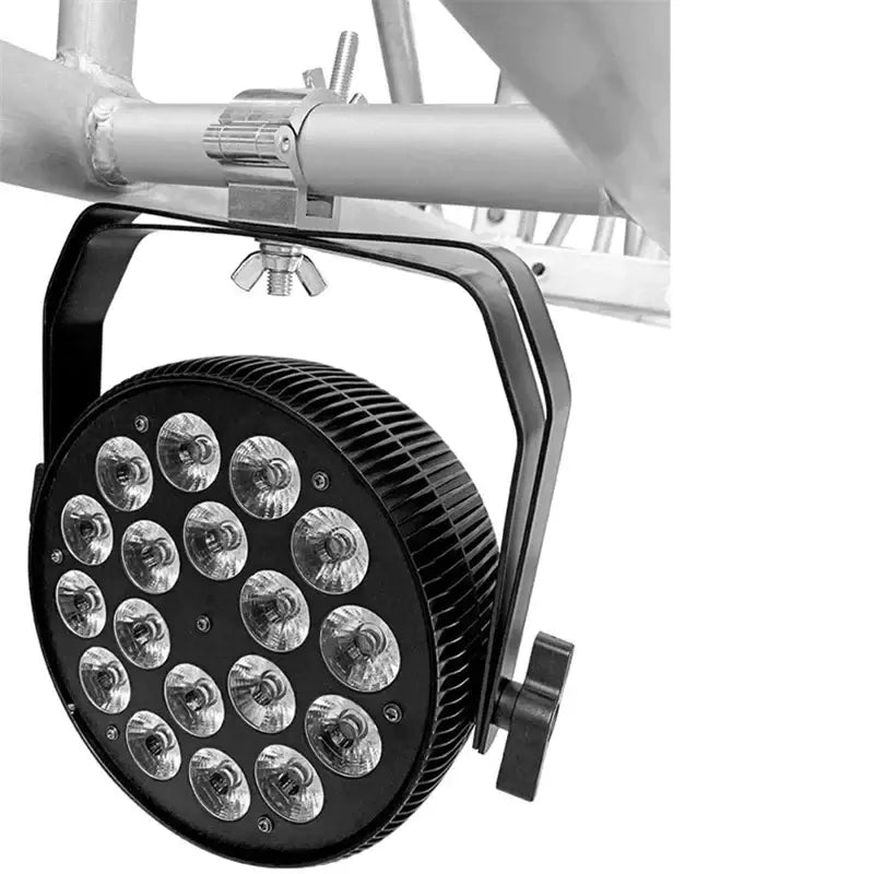 Black circular decorbites aluminum stage light with 16 clear lenses for aluminum stage lights truss use