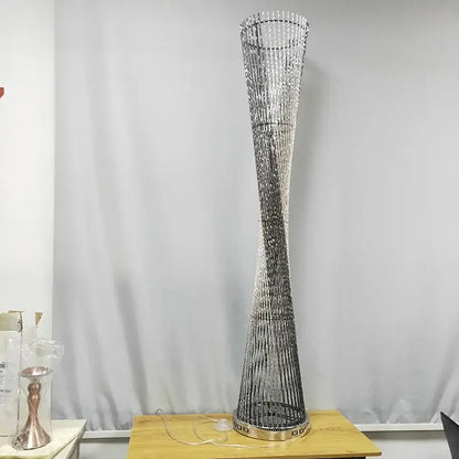 DecorBites™ Aluminum Tower Floor Lamp for Living Room Decor – Modern LED Standing Light