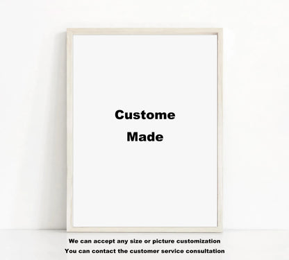 Minimalist off-white framed decorbites™ anime one piece poster set wall art with custom made black text on white canvas
