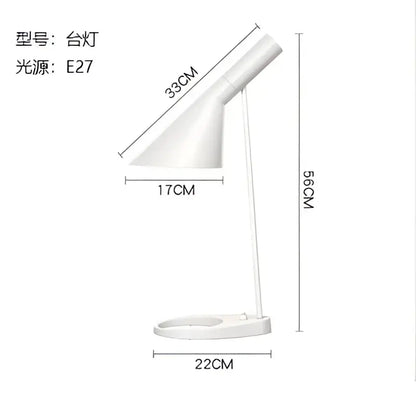 White minimalist floor lamp with e27 bulb socket decorbites arne jacobsen corner for modern living room decor