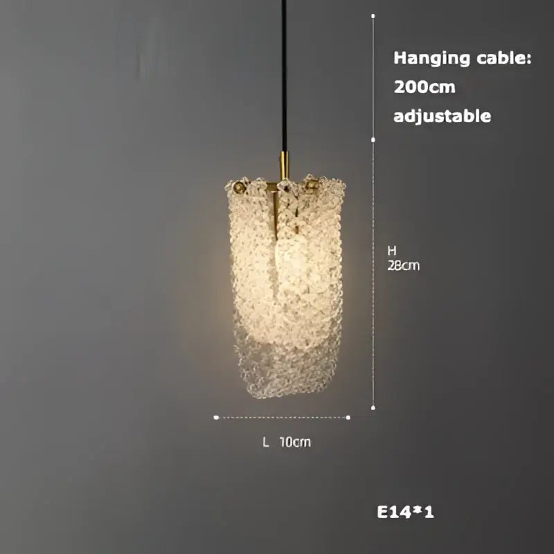 Decorbites art deco pendant light with cascading crystal mesh and gold-toned metal vintage american style chandelier