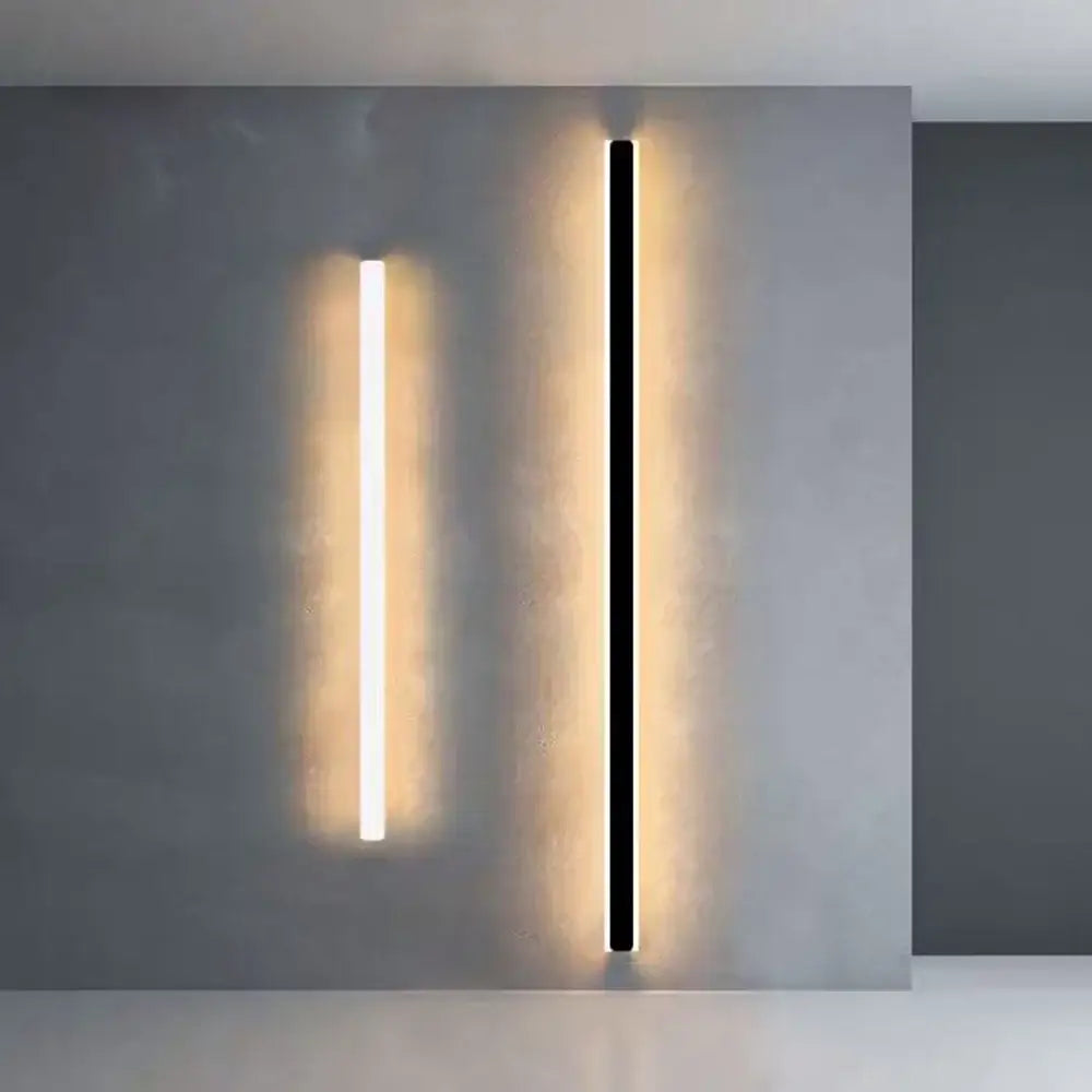 Modern minimalist decorbites black gold wall lights with sleek black frame and warm black gold led lighting for living rooms
