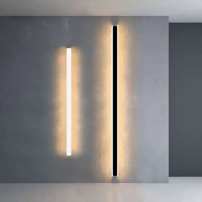 Modern minimalist decorbites black gold wall lights with sleek black frame and warm black gold led lighting for living rooms
