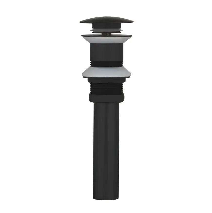 Decorbites™ black gray brass waterfall basin faucet with two-tone white gold basin faucet drain, sleek modern design