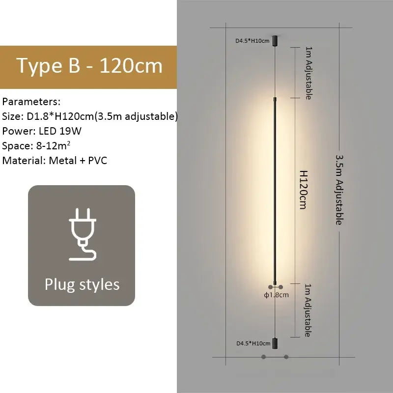 A sleek decorbites black led pendant light with minimalist black metal and pvc design for modern home decor